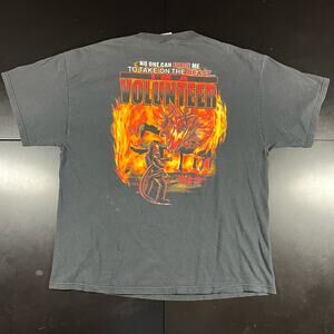 Vintage‎ Firemen I’m A Volunteer Beast Black Tee T Shirt Men’s Sz XL Preowned